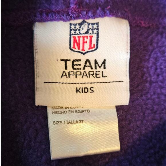 NFL Vikings Team Apparel Sweatshirt Minnesota Toddler Size 2T - Picture 3 of 5